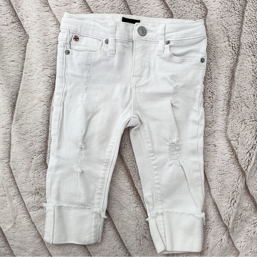 KIDS: Hudson White Denim Jeans